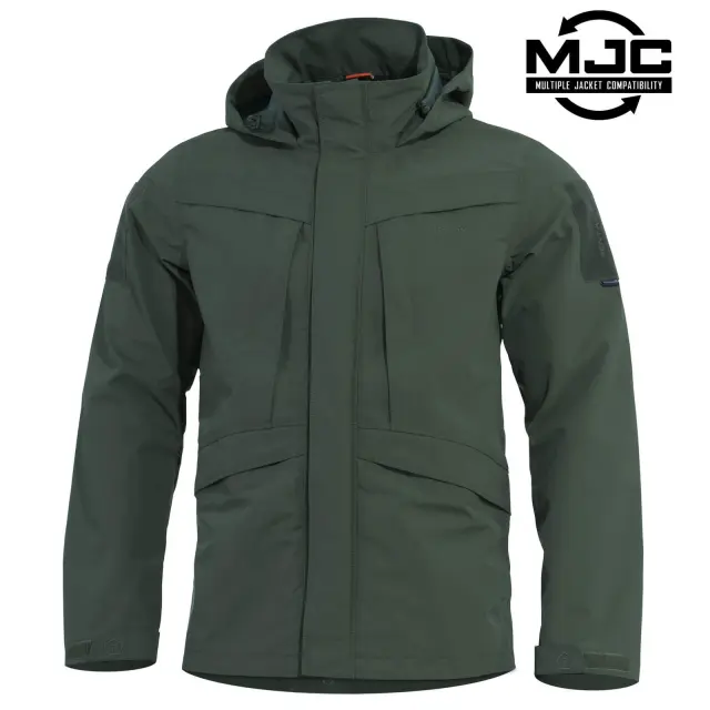 Pentagon Hurricane Shell Jacket Sales-Μπουφάν Αδιάβροχο για Καθημερινή-Υπηρεσιακή Χρήση - 86-Forest Night Green-Πράσινο δάσους