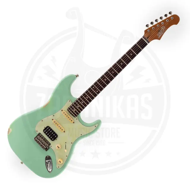 JET JS-400 Relic SFG Stratocaster HSS Ηλεκτρική Κιθάρα Sea Foam Green