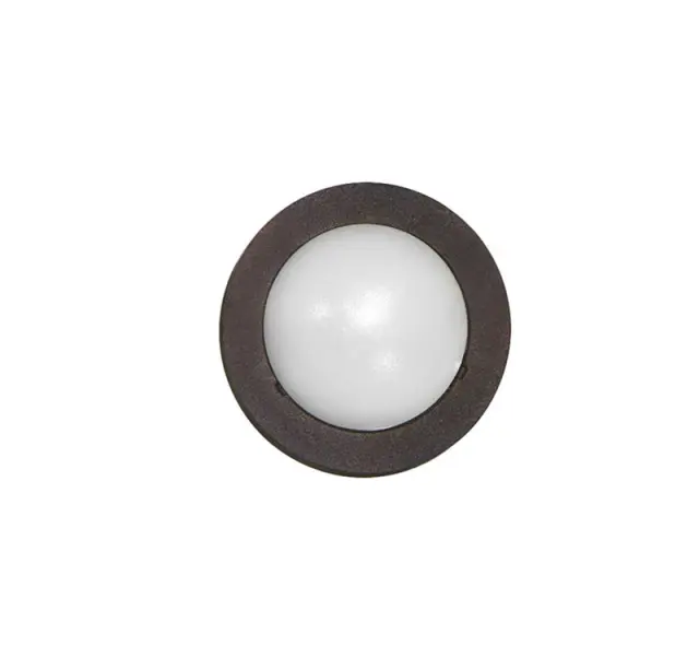 LED ΦΩΤΙΣΤIKO ΑΛΟΥΜΙΝ. ΕΠΙΤΟΙΧΟ ΣΤΡΟΓΓΥΛΟ 0.3W ΨΥΧΡΟ ΣΚΟΥΡΙΑ