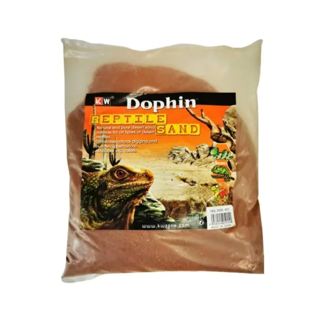 Dophin Υπόστρωμα Ερπετών Κόκκινο 1kg