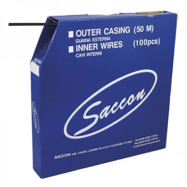 SACCON ΚΑΛΩΔΙΟ ΦΡΕΝΩΝ ΠΟΔΗΛΑΤΟΥ ΜΕ TEFLON 5mm ΜΑΥΡΟ DT45005C