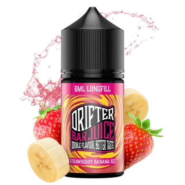Drifter Bar Juice Strawberry Banana Ice 6ml/30ml Flavorshot 30ml