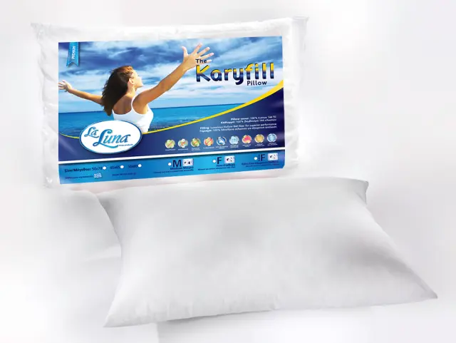 Μαξιλάρι La Luna New Karyfill Pillow Extra Firm Λευκό 50 x 70