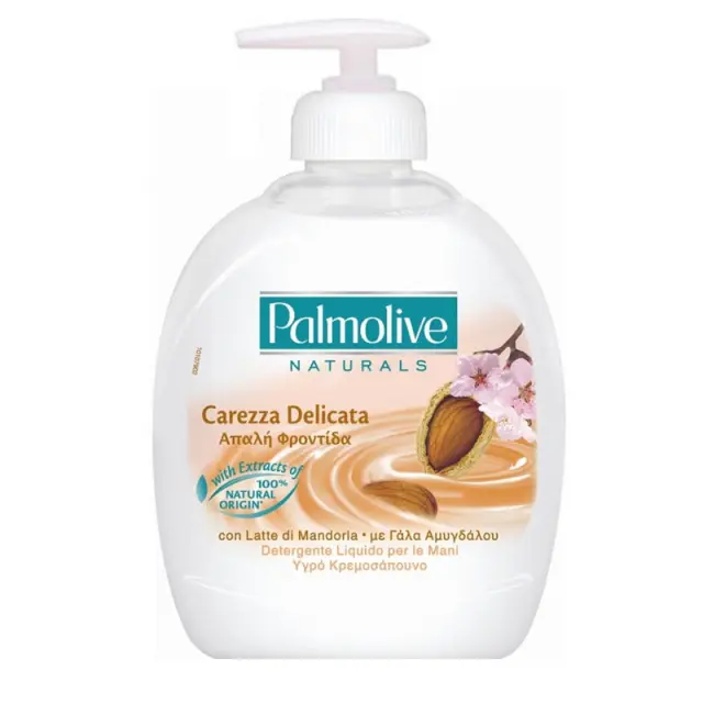 PALMOLIVE κρεμοσάπουνο Clean + care, με γάλα + αμύγδαλο, 300ml