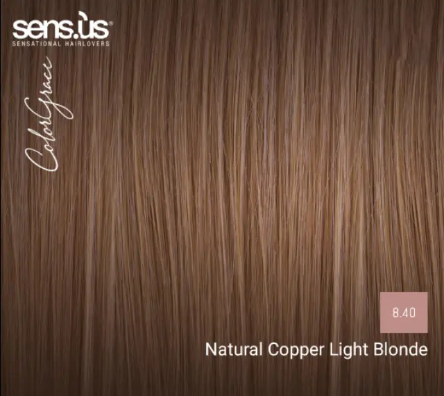 Sensus Color Grace M3K 8.40 Natural Copper Light Blonde 100ml - (μόνιμη βαφή χάλκινο φωτεινό ξανθό) 2