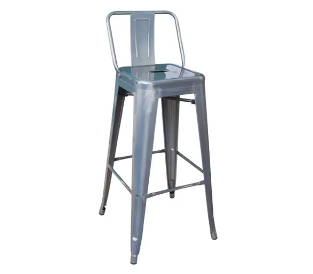 Σκαμπώ Bar RELIX Μέταλλο Metal 43x43 H.100cm