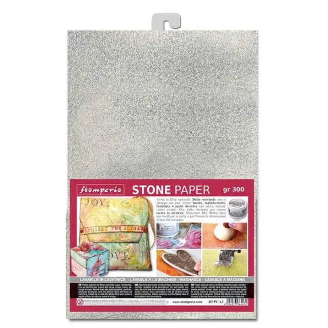 Χαρτί Stamperia Stone Paper Silver - A4 21x29.7cm
