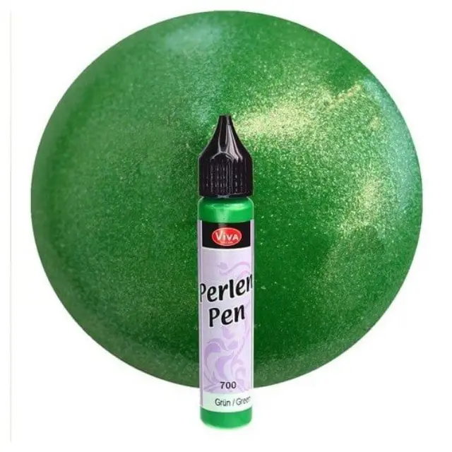 Perlen-Pen 25ml Viva Decor, Πράσινο
