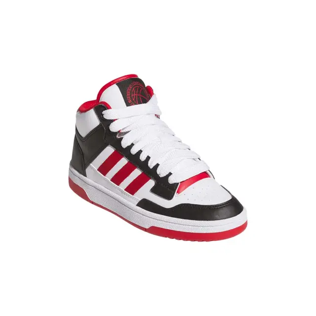 adidas Sportswear Kids Rapid Court Mid J Άσπρο - Μαύρο JR3180 (adidas Sportswear) 3