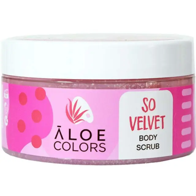 Aloe Colors So Velvet Body Scrub Σώματος 200ml 2
