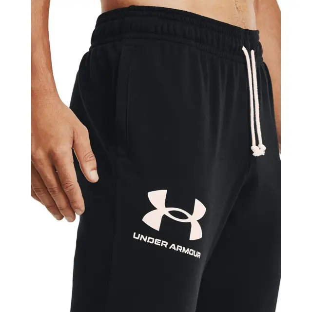 Under Armour Rival Terry Jogger Pant (1361642-001) - Μαύρο - S 3