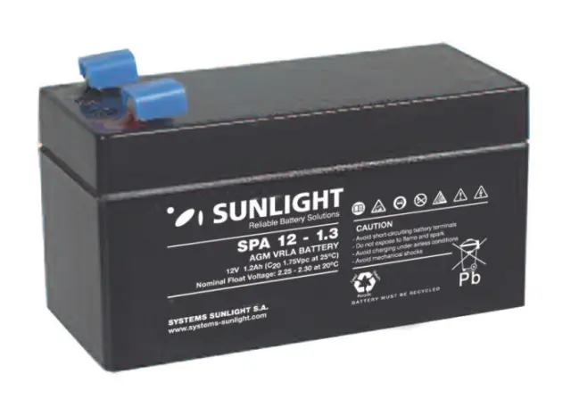 Sunlight Μολύβδου 12V 1.3A 01.009.0014