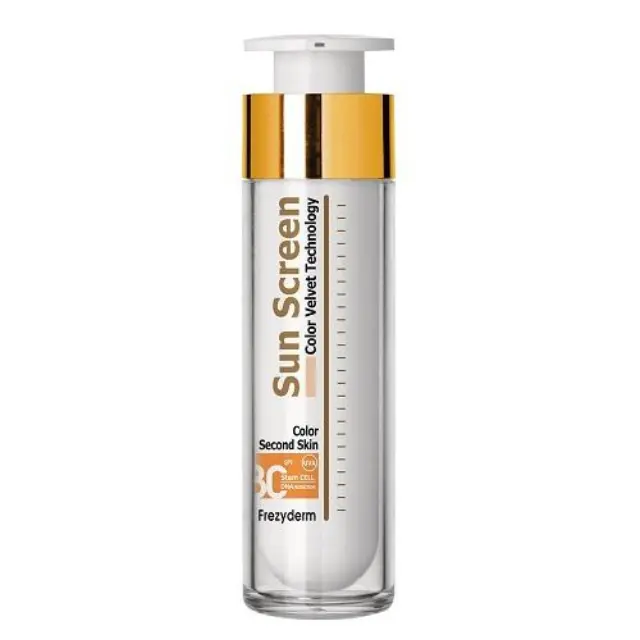 Frezyderm Sun Screen Color Velvet Face Cream SPF30, 50ml Aντηλιακή Προσώπου με Χρώμα, Υψηλής Προστασίας & Βελούδινης Υφής