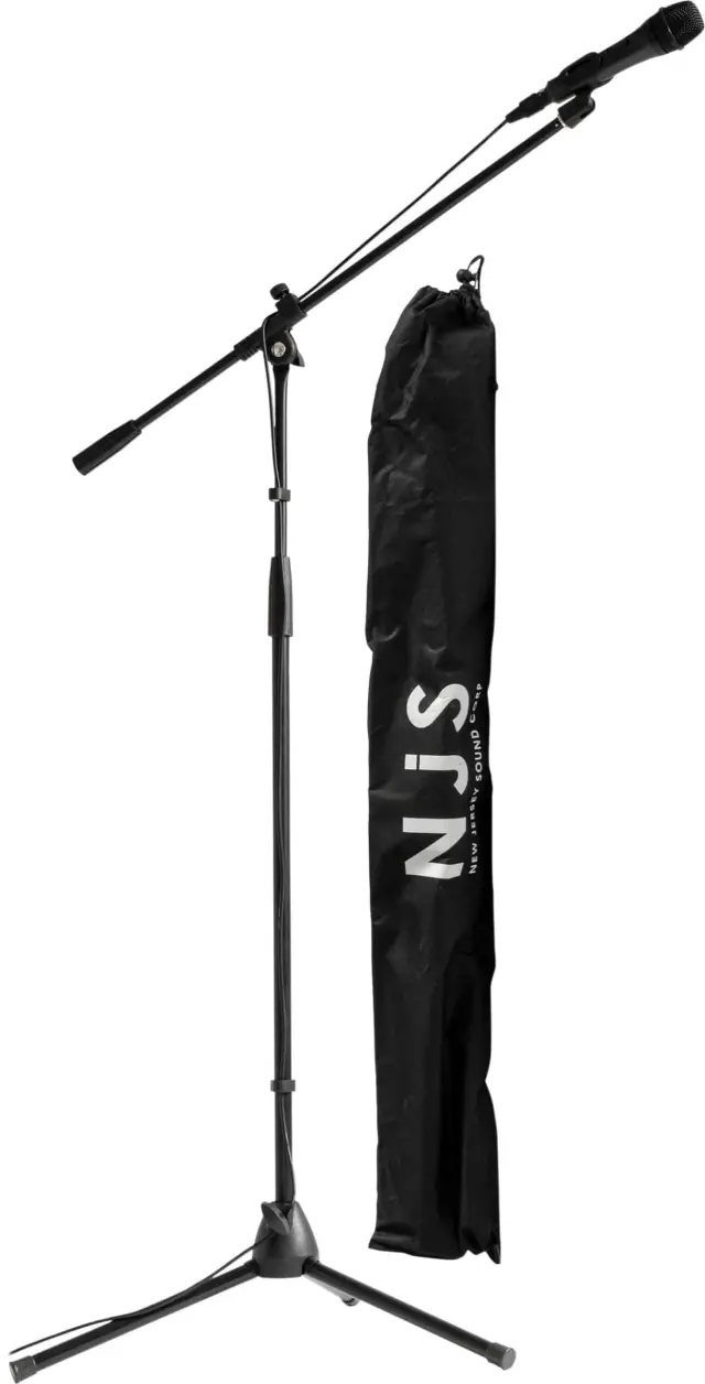 NJS Professional Complete Microphone Stand Kit with Carry Bag (NJSKIT10)