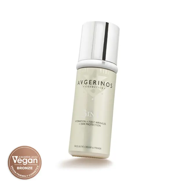 AVGERINOS COSMETICS 3 in 1 Face & Eyes Cream-Primer Κρέμα Προσώπου 3 σε 1 50ml 2