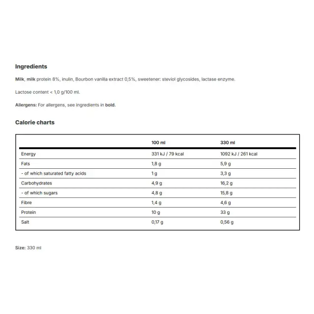 Vilgain Protein Milkshake 2