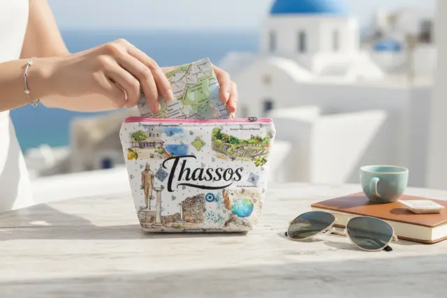 Πορτοφόλι Souvenir μπρελόκ mini - Σετ 10pcs - PVC - Thassos - 11*7*4cm - 871812 3