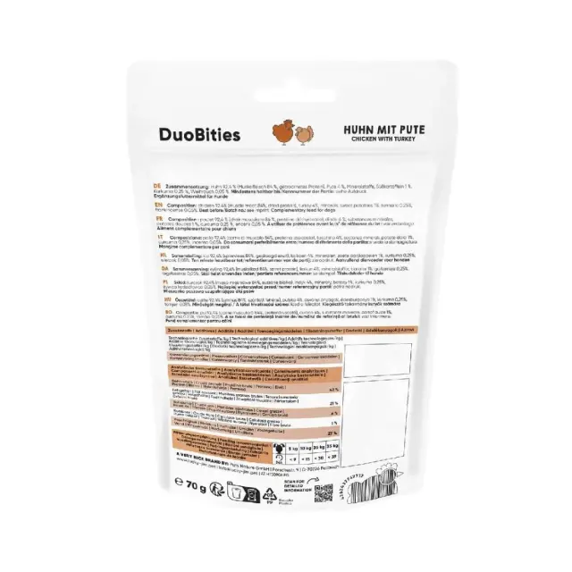 DuoBities Κοτόπουλο με Γαλοπούλα 70gr 2