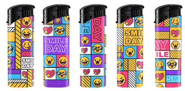 Belfam Αναπτήρες Ηλεκτρονικοί - Smile Days - 5 τεμ.