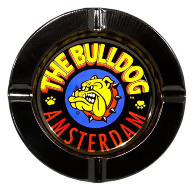The Bulldog Amsterdam Μεταλλικό Τασάκι - Μαύρο International