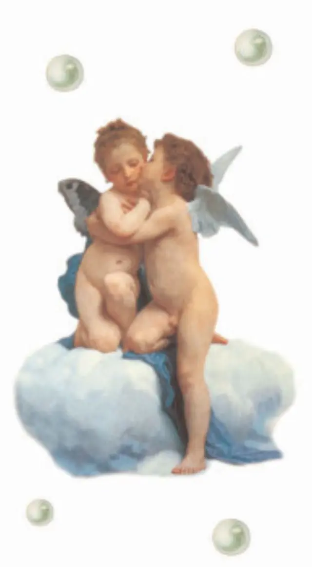 Αυτοκόλλητα για γυαλί & πορσελάνη Stamperia Angels 11x20cm