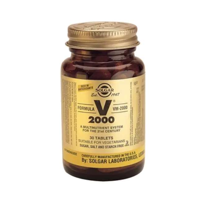 Solgar Formula VM-2000, Συμπλήρωμα Πολυβιταμινών για Ενέργεια & Τόνωση του Οργανισμού 30ταμπλέτες
