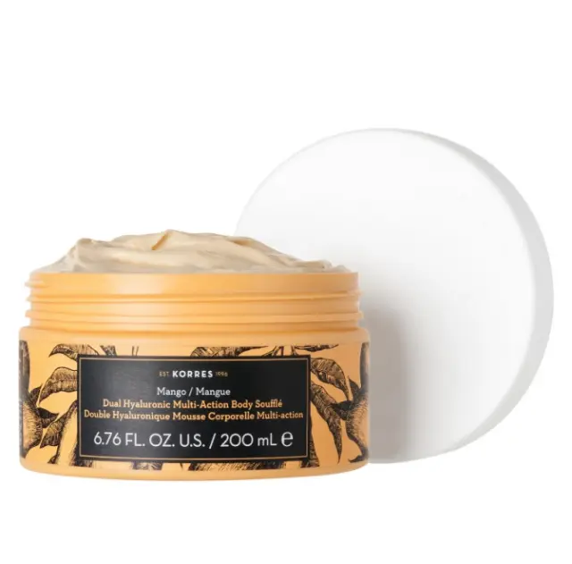 KORRES Mango Body Souffle με Διπλό Υαλουρονικό 200ml 2