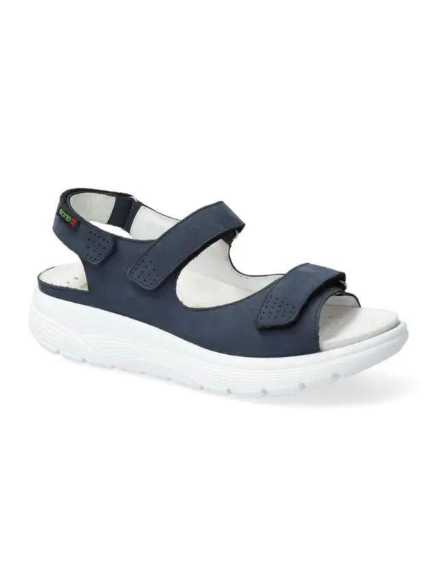 Mephisto/Sano Πέδιλα Γυναικείο δέρμα Nubuck Μπλέ SAN/NORINE JEANS/BLUE 2