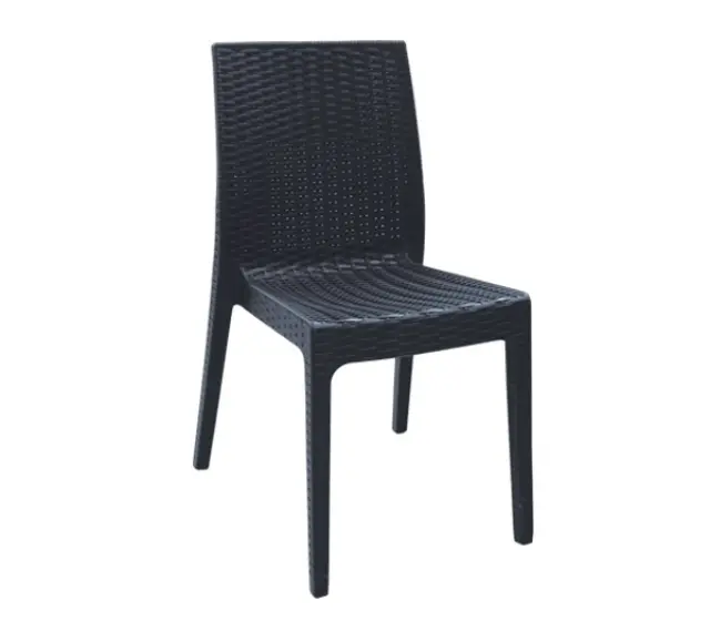 Καρέκλα Στοιβαζόμενη DAFNE PP Ανθρακί 46x55x85cm