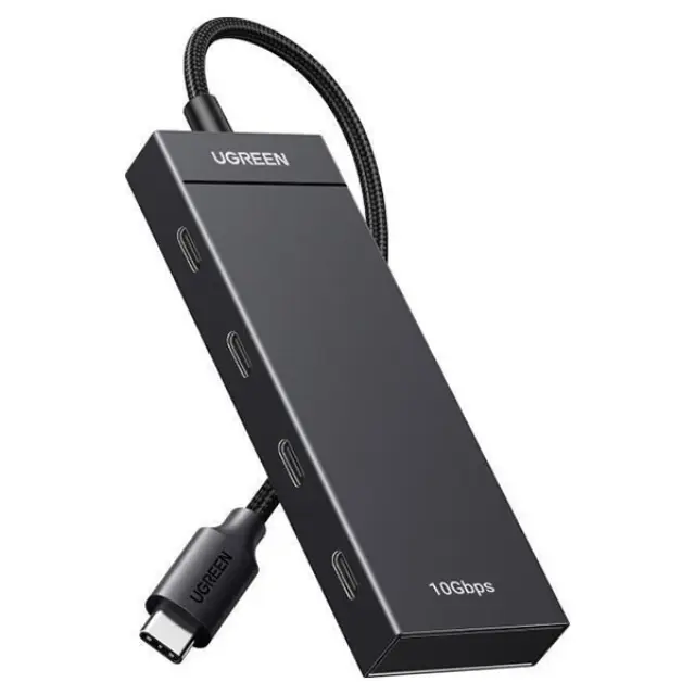 Ugreen 4-Port USB 3.2 Gen 2 Hub CM806 Black (35584)