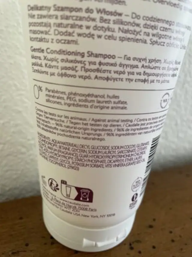 Caudalie Gentle Conditioning Shampoo Σαμπουάν για Όλους τους Τύπους Μαλλιών, 200ml 2