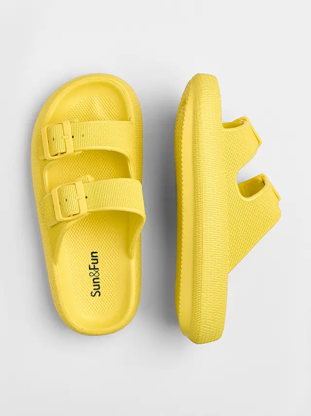 Sun&Fun Πέδιλα Unisex EVA-αδιάβροχο Κίτρινο SAF/610040 LEMON 3