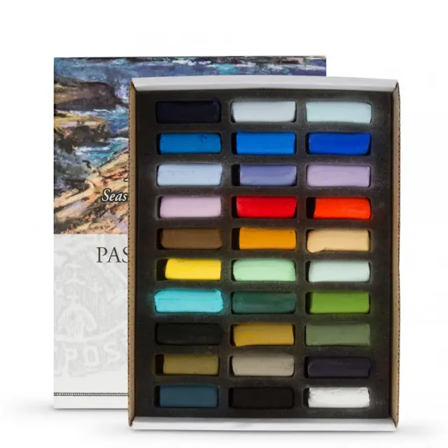 Sennelier Ξηρά Παστέλ Μισά, Σετ 30τεμ Plein Air Seaside