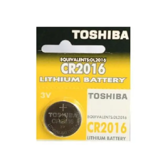 TOSHIBA CR2016 3V ΜΠΑΤΑΡΙΕΣ ΛΙΘΙΟΥ ΠΛΑΚΕ (ΧΑΠΙ)