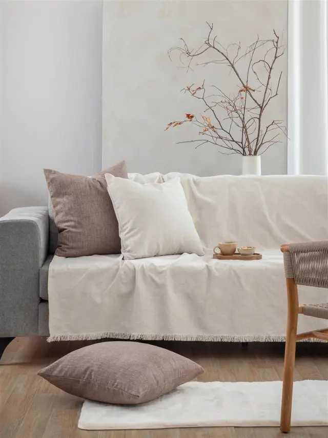 Ριχτάρι Palamaiki Dene Beige Πολυθρόνα 170 x 170