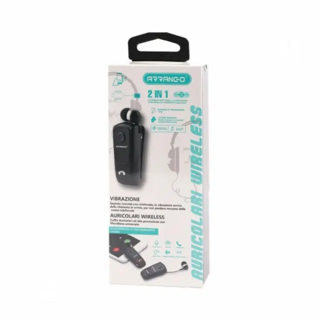 Arrango AC76124 In-ear Bluetooth Handsfree Ακουστικά Μαύρα