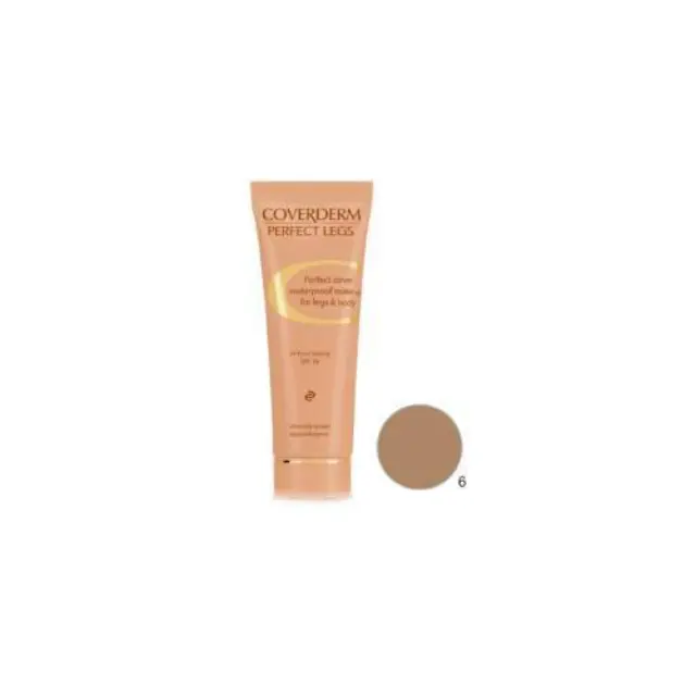 Coverderm Perfect Legs Perfect Cover Waterproof Make-Up for Legs & Body SPF16 Νo.6 50 ml