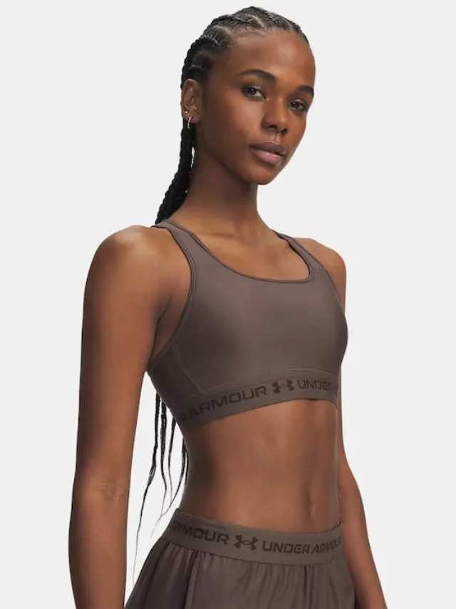 Under Armour Women's Crossback Mid Bra Καφέ 1361034-200 (Under Armour) - XLarge
