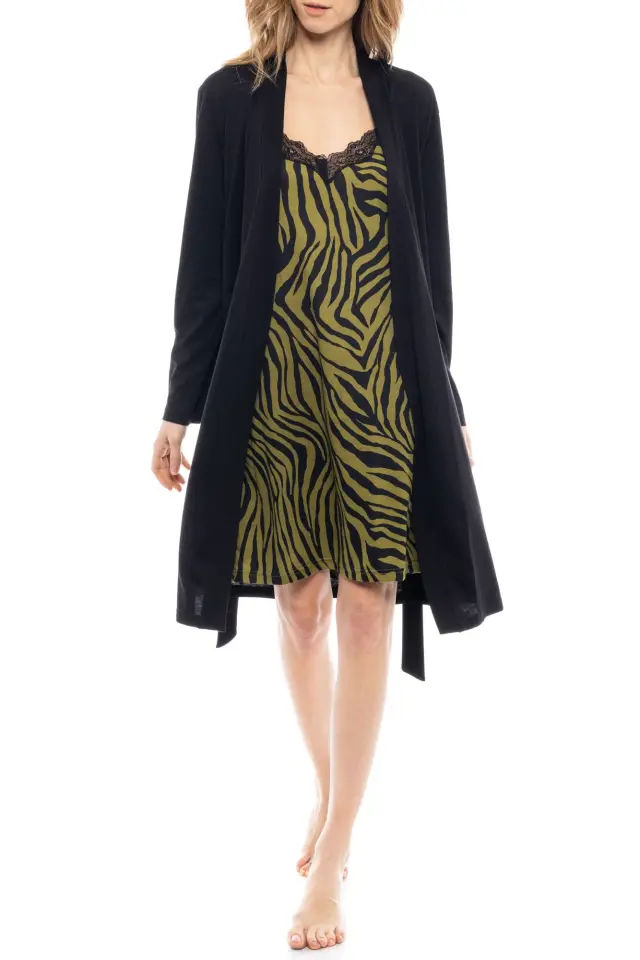W1133 - Type - NIGTHGOWN 2PCS SET ZEBRA - S 2