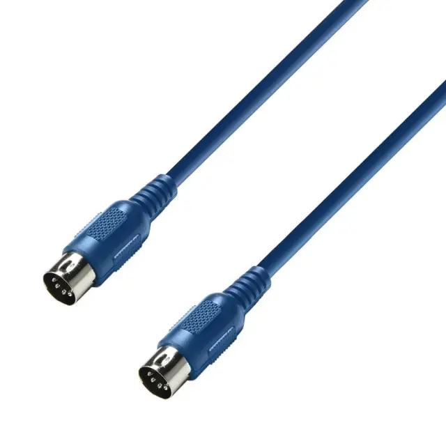 Adam Hall K3MIDI0075BLU 3Star Series Καλώδιο MIDI 0.75m Μπλε