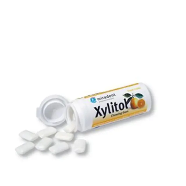 Miradent Xylitol Οδοντότσιχλα Ξυλιτόλης Με Γεύση Φρέσκων Φρούτων, 30 Τσίχλες