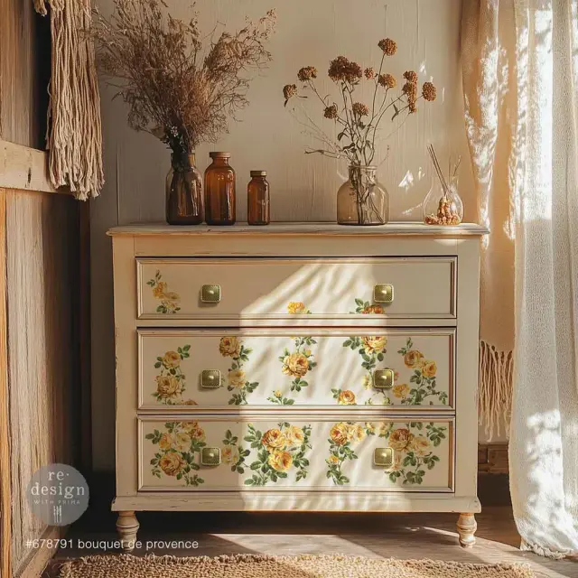Χαρτί Decor Transfer Prima Re-Design, Bouquet De Provence, 28x21.5cm, 3 τεμ. 2