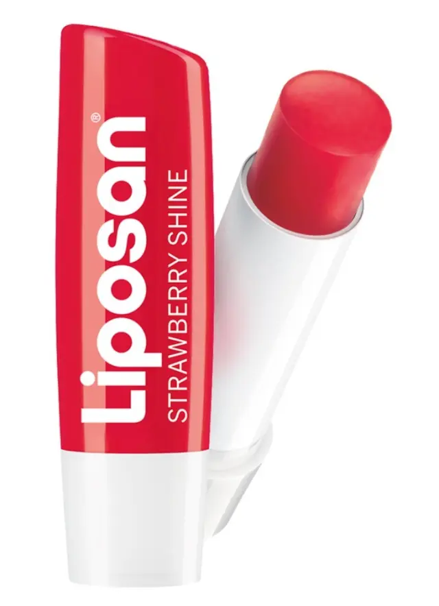 Liposan Color Lip Balm SPF10 για Σκασμένα Χείλη Strawberry Shine 4.8gr