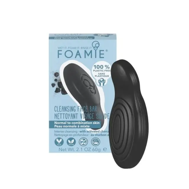 Foamie Too Coal to Be True Στερεό Καθαριστικό Προσώπου για Κανονικό προς Μικτό Δέρμα 60gr