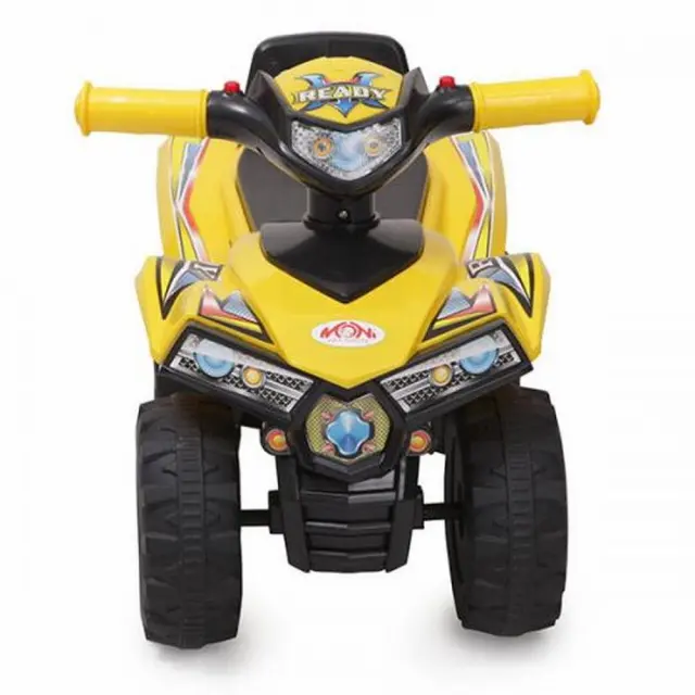 Moni ATV 551 Παιδική Ποδοκίνητη Γουρούνα Yellow 12+ Μηνών 2