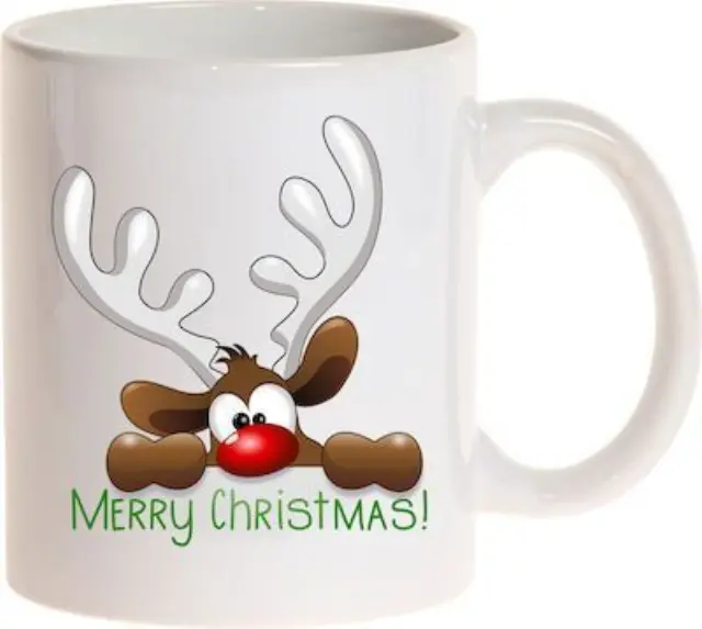 κούπα κεραμική χριστουγεννιάτικη merry christmas (κωδ. 3629)