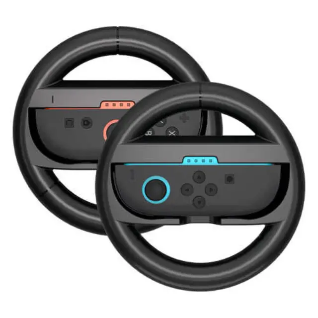 Σετ 2 Τιμόνια Racing Wheel για Nintendo Switch 2 Joy-Con Μαύρα