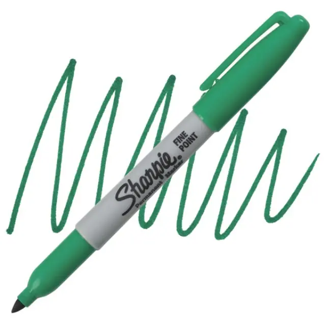 Μαρκαδόρος Sharpie Fine Permanent 0.9mm - Πράσινο
