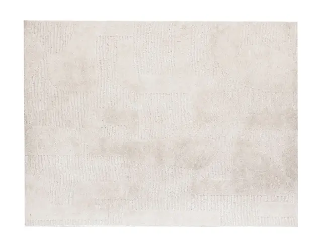 Χαλί ορθογώνιο Berber Anoai Atmosphera με διαστάσεις 200x150x5cm - Σε λευκή απόχρωση 204411