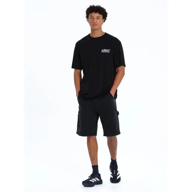 Emerson Men's s/s T-Shirt (261.EM33.24-Black-White) - Λευκό-Μαύρο - L 3